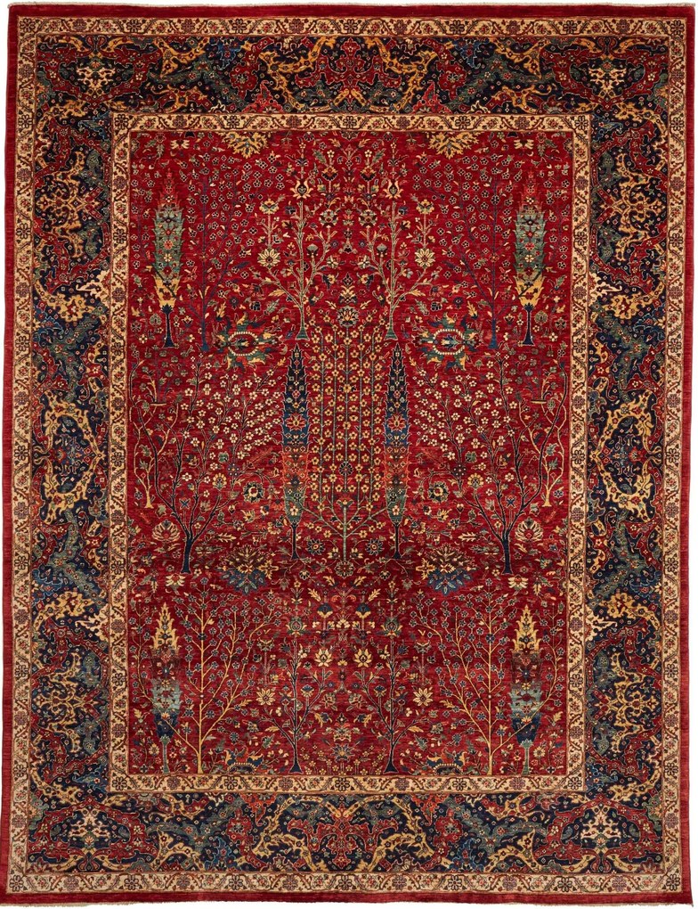 Ariana Tappeto orientale 350x270 (Pakistan) Annodato A Mano