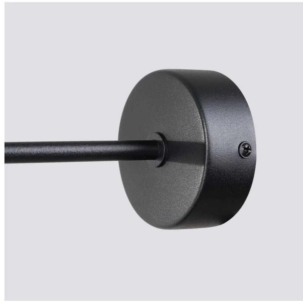 Lampada da parete bianca e nera Beam – Sollux