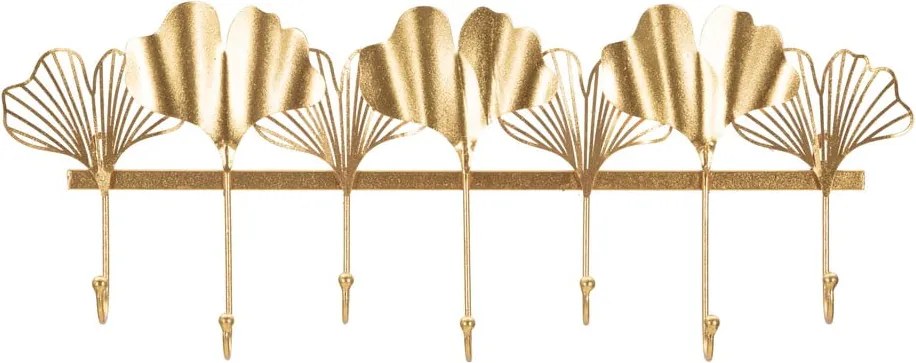 Appendiabiti da parete in oro Foglie Leaf - Mauro Ferretti