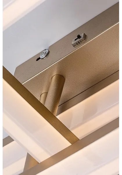 Rabalux 71384 - Plafoniera LED AMILIA LED/22W/230V 3000/4000/6500K oro