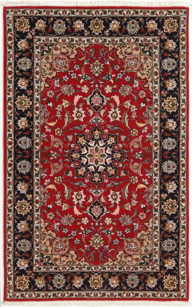 Tabriz Tappeto 130 x 80 (Iran) Annodato A Mano