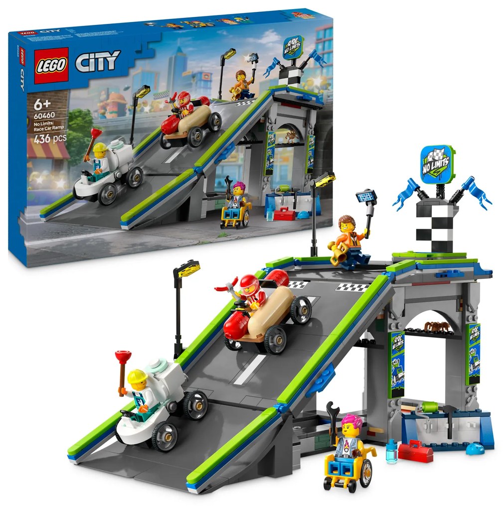 Gara sulla pista a rampe Lego City