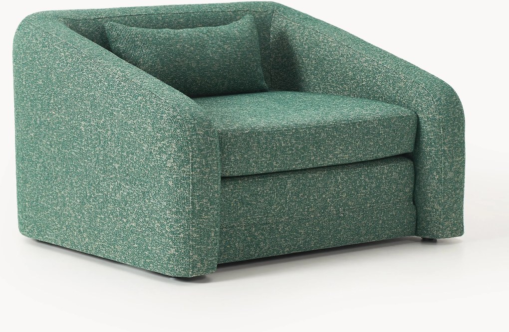 Poltrona letto in bouclé Eliot