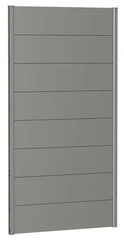 Pannello frangivista in acciaio metallizzato grigio BIOHORT L 96 x H 182 cm, spessore 44 mm