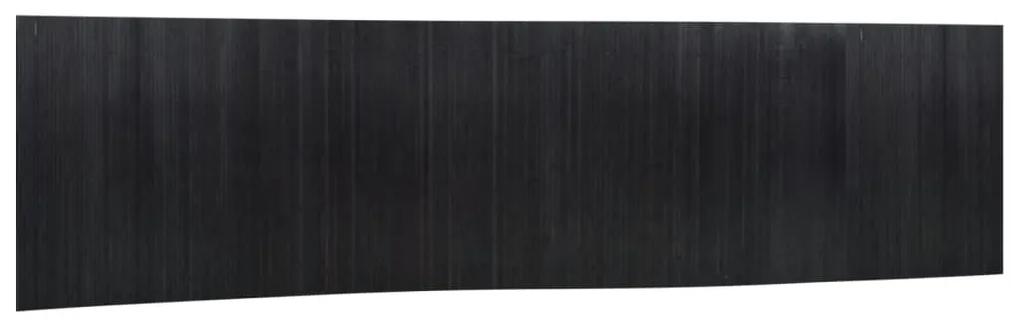 Divisorio ambienti nero 165x800 cm in bambù