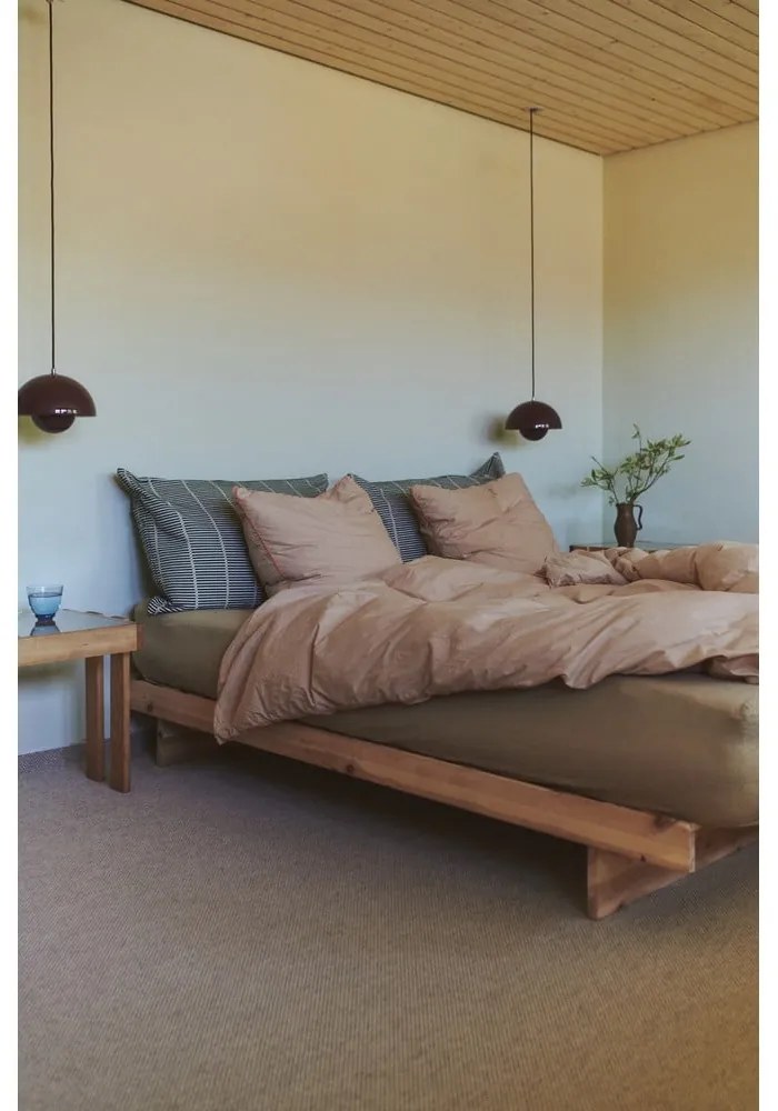 Letto matrimoniale in legno di pino 180x200 cm Kanso - Karup Design