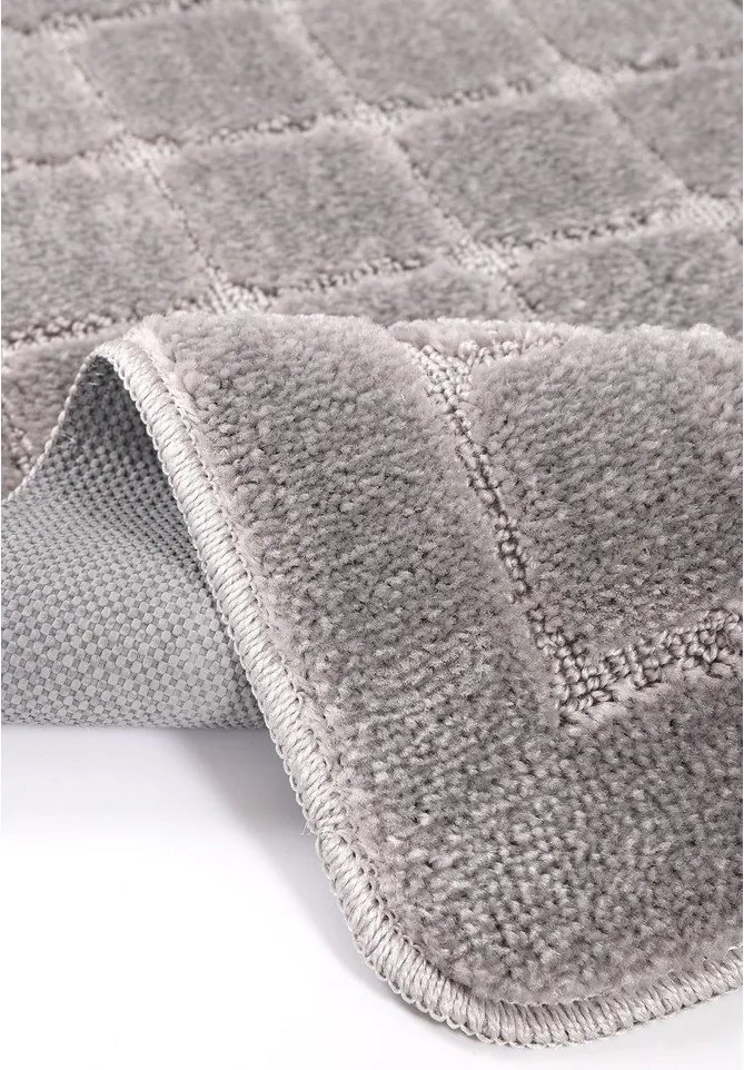 Set di tappetini per il bagno grigi 2 pz 50x80 cm Kareli – Foutastic