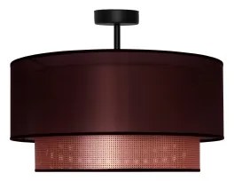 Duolla - Lampadario a plafone COPPER SHINY 1xE27/15W/230V diametro 45 cm marrone/rame