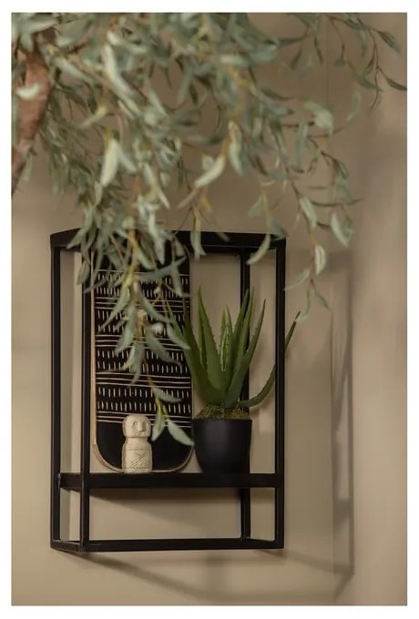 Supporto da parete in metallo nero 40x60 cm Febe - WOOOD