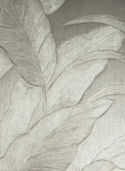 Arte International Carta da parati Musa - Silver