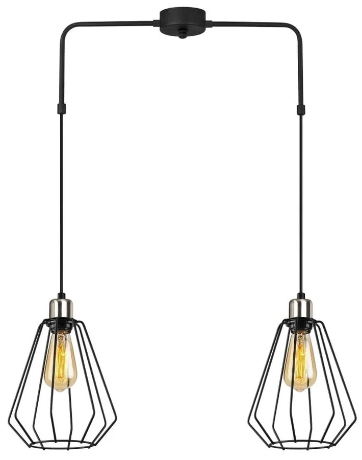 Apparecchio a sospensione in metallo nero Opviq luci Straton - Opviq lights