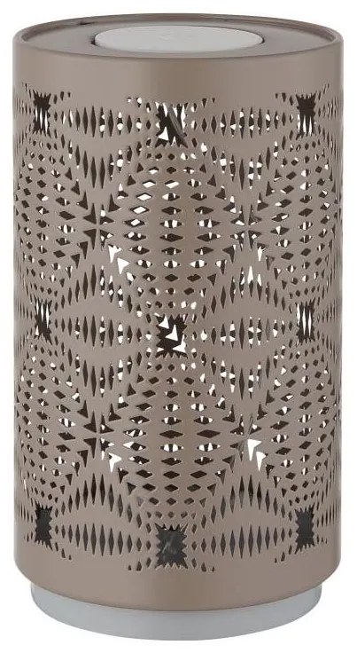 Globo 21018CH - Lampada da tavolo LED RGB touch AMIYAH LED/1W/5V 500mAh marrone