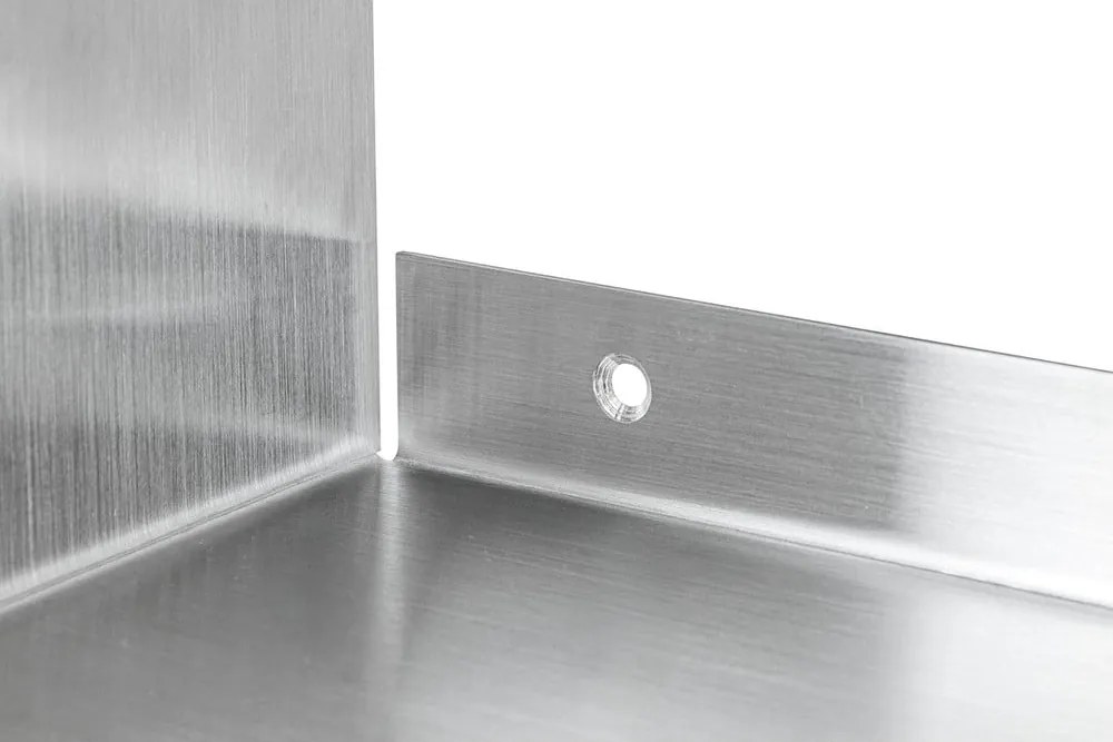 Mensola color argento opaco in acciaio 80,5 cm Float – Mette Ditmer Denmark