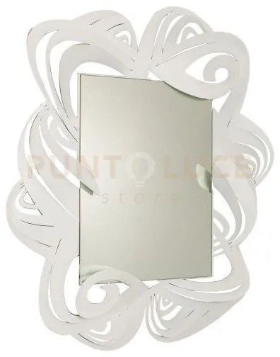 Specchio penelope bianco