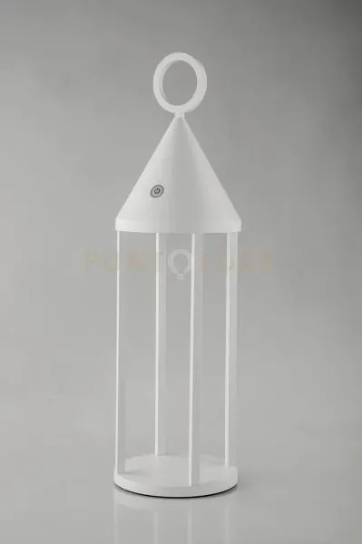 Lampada ricaricabile led oberon bianca 2,2w 168lm 3000k dimmerabile...