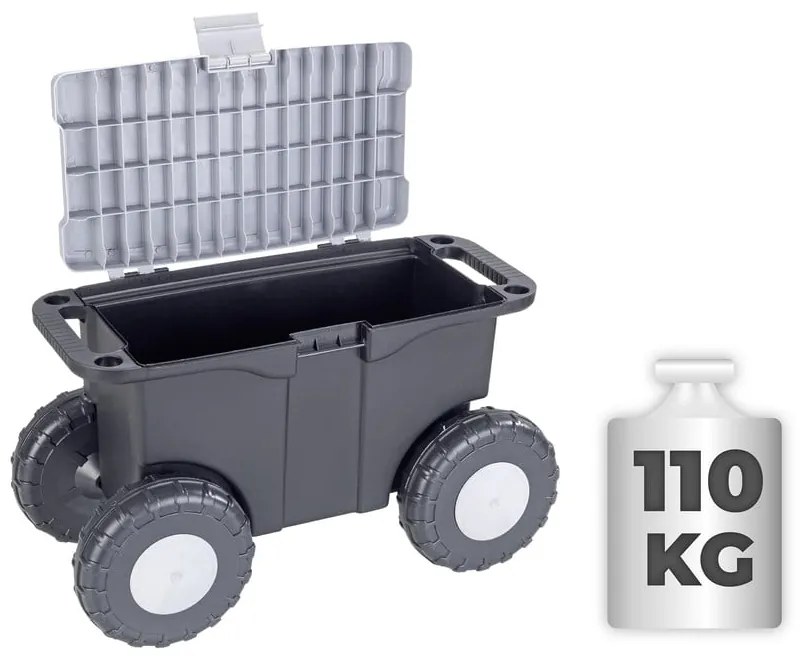 Cassetta da giardino su ruote - Maximex