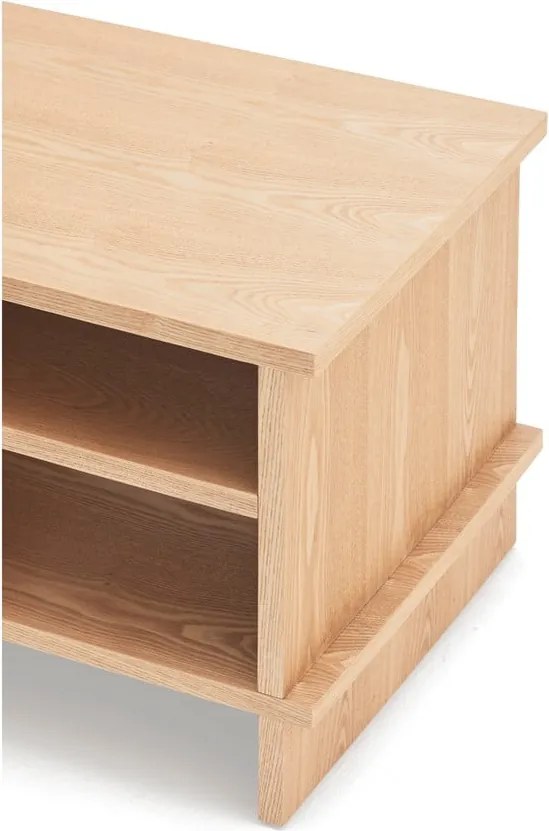 Comodino di colore naturale con effetto rovere Inari – Teulat