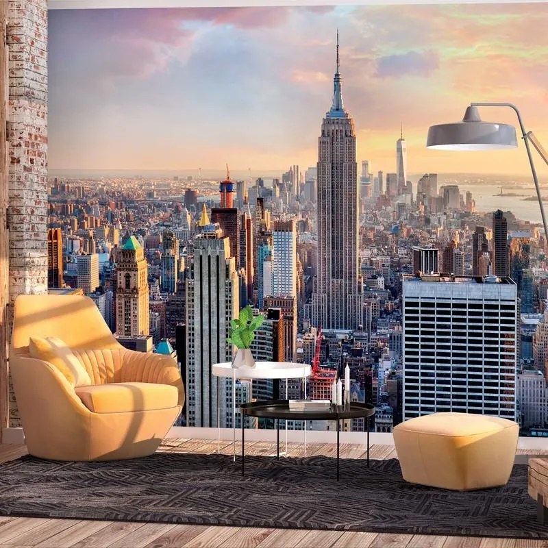 Fotomurale adesivo  Sunny Metropolis  Larghezza x Altezza Home decor 392x280