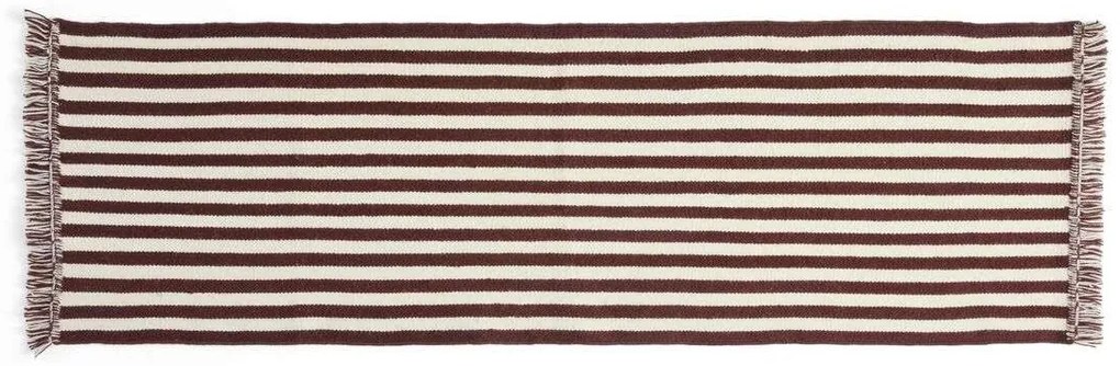 HAY - Stripes and Stripes Wool Rug 200x60 Cream HAY