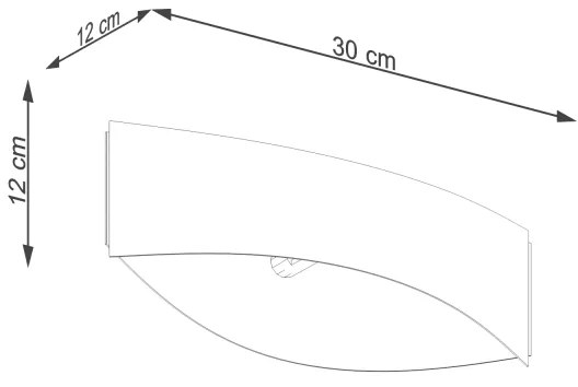 Sollux SL.1189 - Applique TONI 1xG9/8W/230V nero