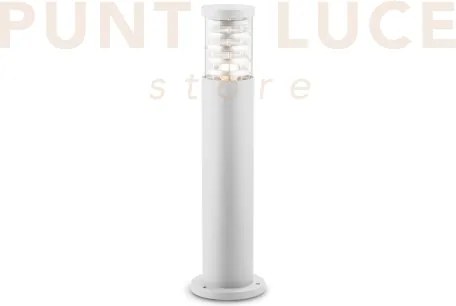 Tronco paletto 1 luce attacco e27 h.60,5cm ip65 bianco