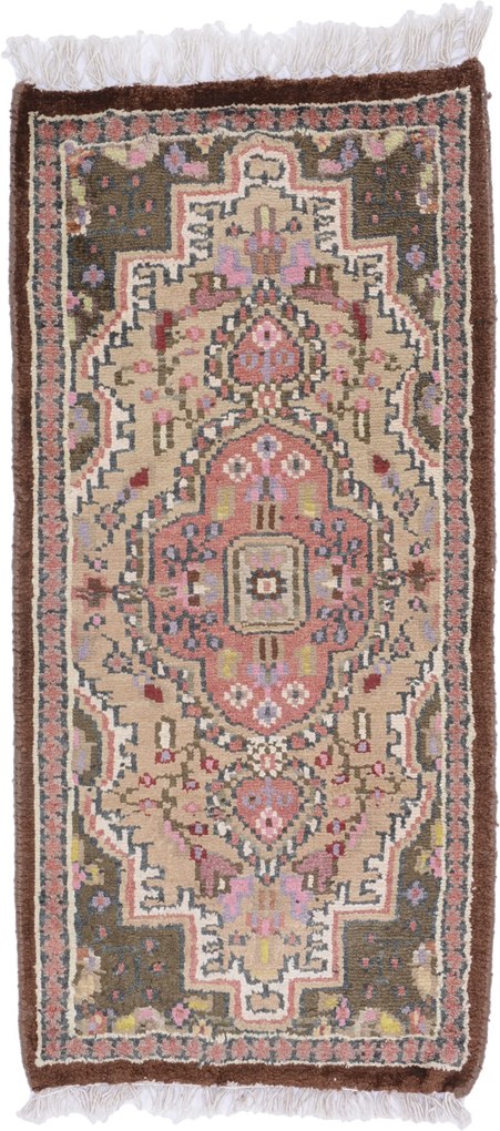 Agra Tappeto orientale 30x60 (Indian) Annodato A Mano