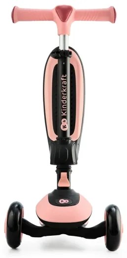 KINDERKRAFT - Monopattino per bambini 2in1 HALLEY Rosa
