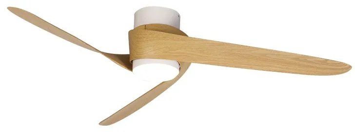 Ventilatore da soffitto Groenland marrone, Ø 122 cm, CCT, dimmerabile, MANTRA IP20