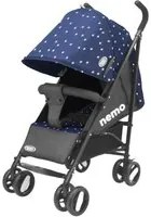 Passeggino Leggero per Bambini Pieghevole con Borsa Nemo Blu con Stelle