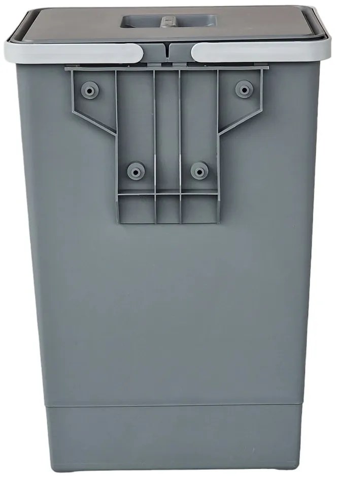 Cestino per rifiuti in plastica incorporato da 24 l Easy - Elletipi