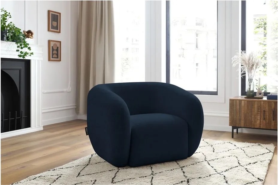 Poltrona in blu scuro Celine – Bobochic Paris