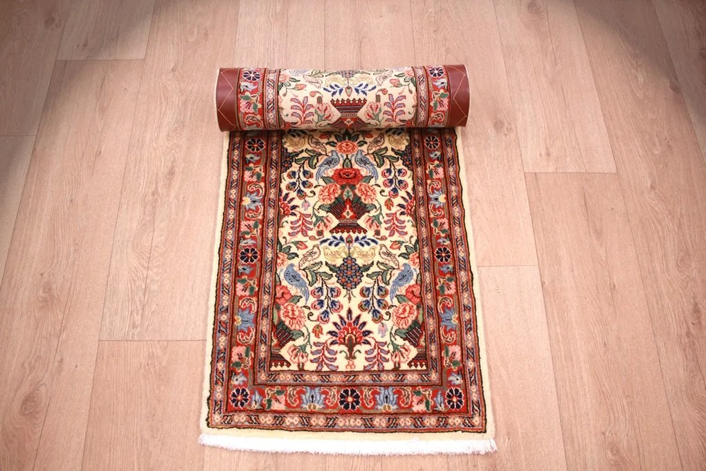 Varamin Tappeto 160 x 50 (Iran) Annodato A Mano