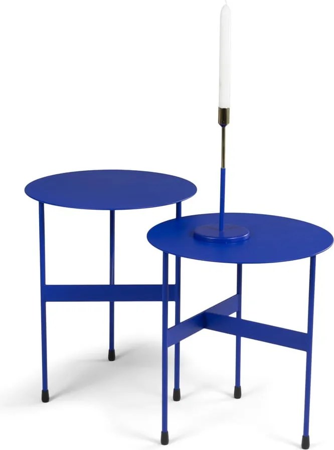 Tavolino rotondo in metallo ø 40 cm Mira – Spinder Design