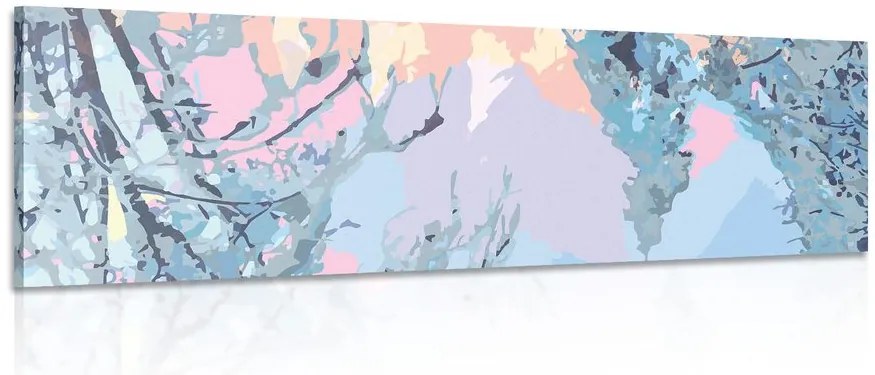 Quadro su tela – Foresta astratta