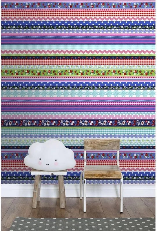 Fotomurale ESTA Nastri, multicolor 93X280 cm