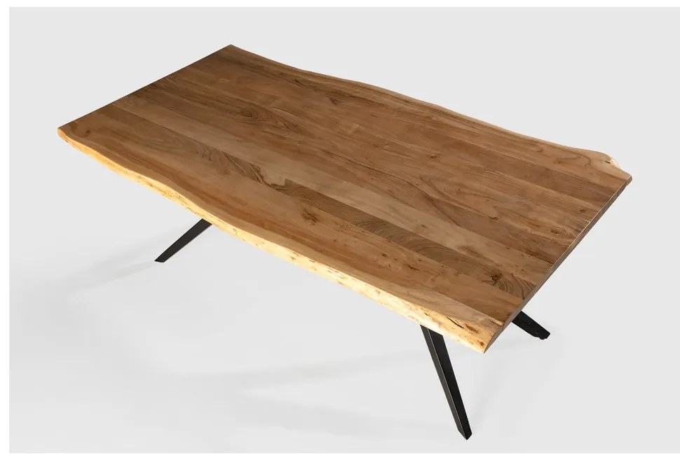 Tavolo da pranzo con piano in acacia 100x200 cm Mudri – MOME