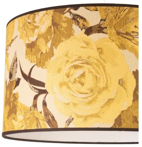 Duolla - Lampadario a sospensione con filo CONSTANCE 1xE27/40W/230V diametro 45 cm giallo