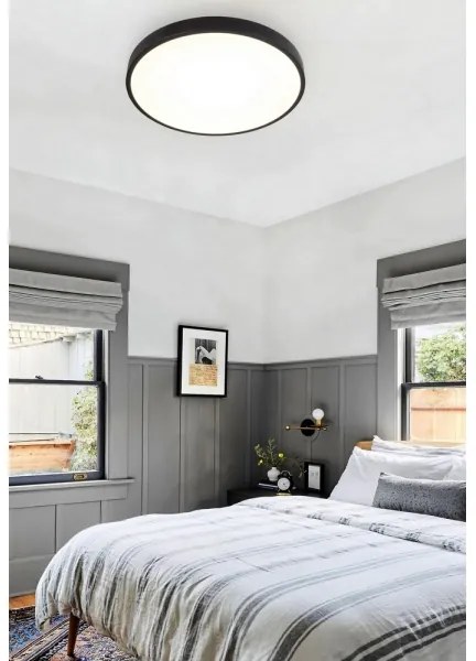 Top Lampada Metal 40C - Plafoniera LED LED/36W/230V  40 cm nero