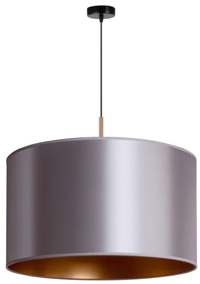 Duolla - Lampadario a sospensione con filo CANNES 1xE27/15W/230V diametro 50 cm argento/rame