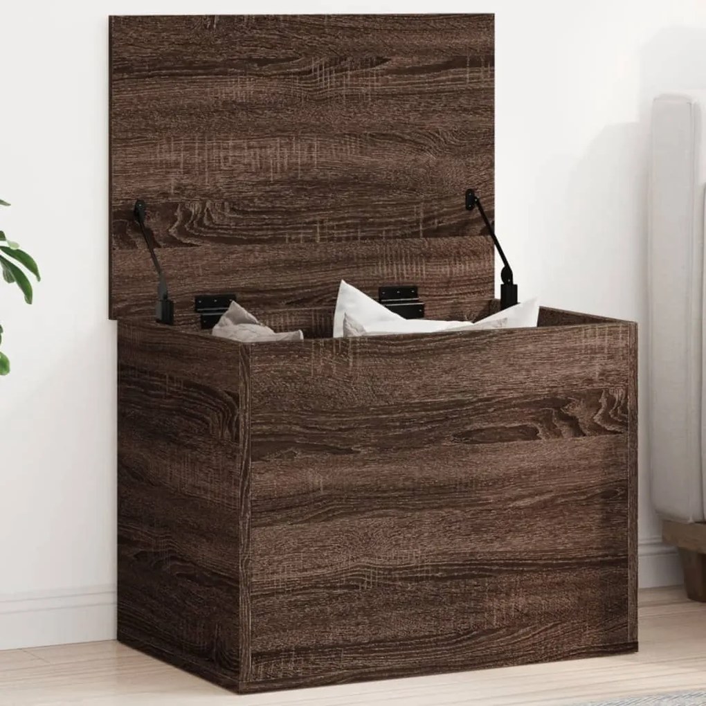 Contenitore Rovere Marrone 60x42x46 Cm Legno Multistrato /