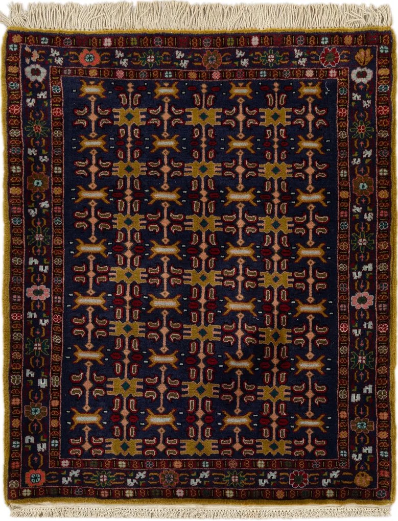 Hamedan Tappeto 100x80 (Iran) Annodato A Mano