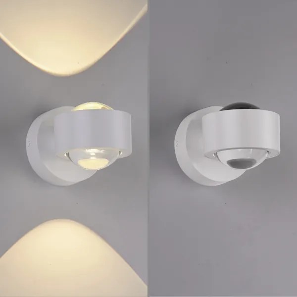 Schöner Wohnen 19331-16 - Applique LED CHIA 2xLED/2W/230V bianco