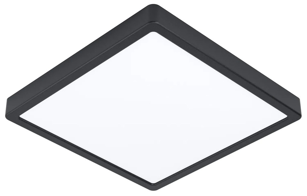 Plafoniera Moderna Fueva 5 In Acciaio Nero Led 20,5W 3000K Ip20