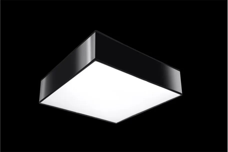 Plafoniera nera a soffitto Mitra - Sollux