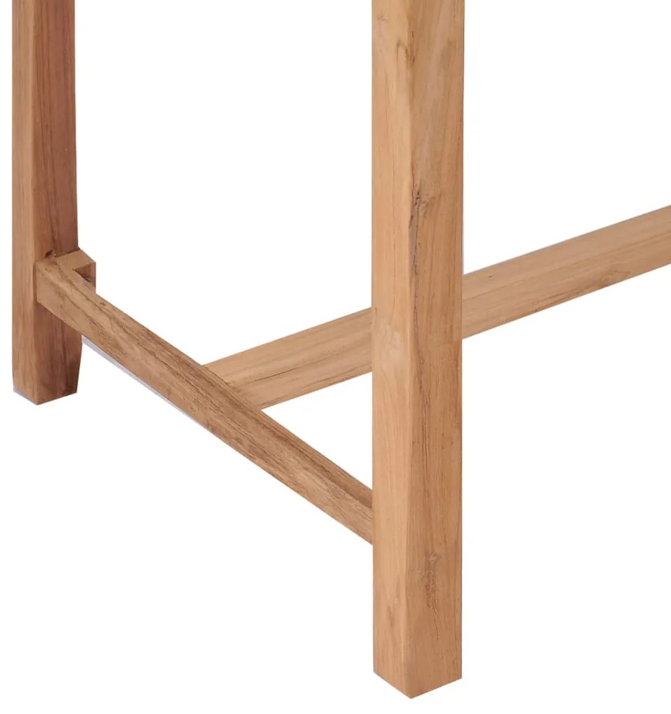 Tavolo da bar per esterni 110x60x105 cm massello di teak