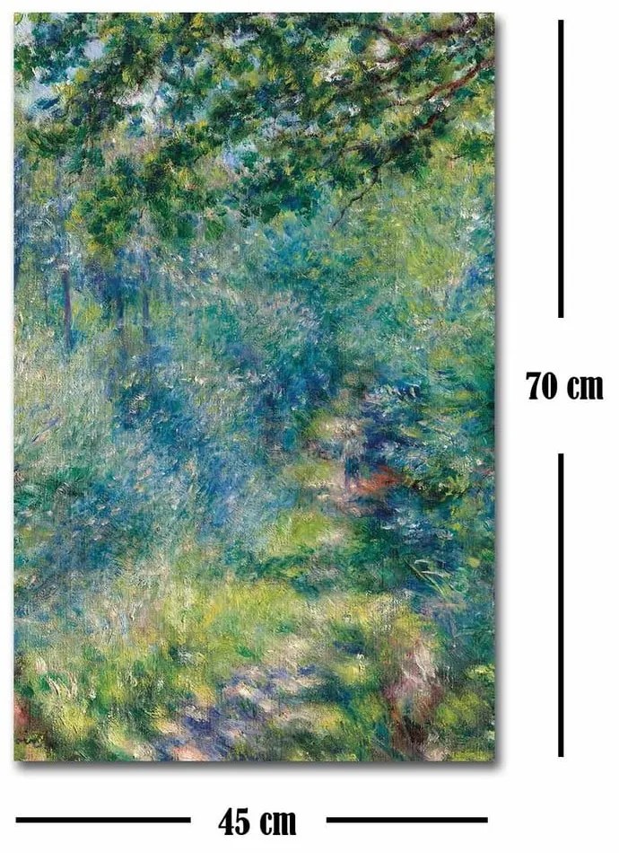 Riproduzione murale su tela, 45 x 70 cm Pierre Auguste Renoir - Wallity