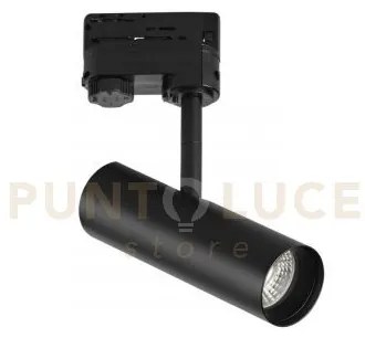 Proiettore a binario led rocket nerop 7w 980lm cct 3000k / 4000k 5x...