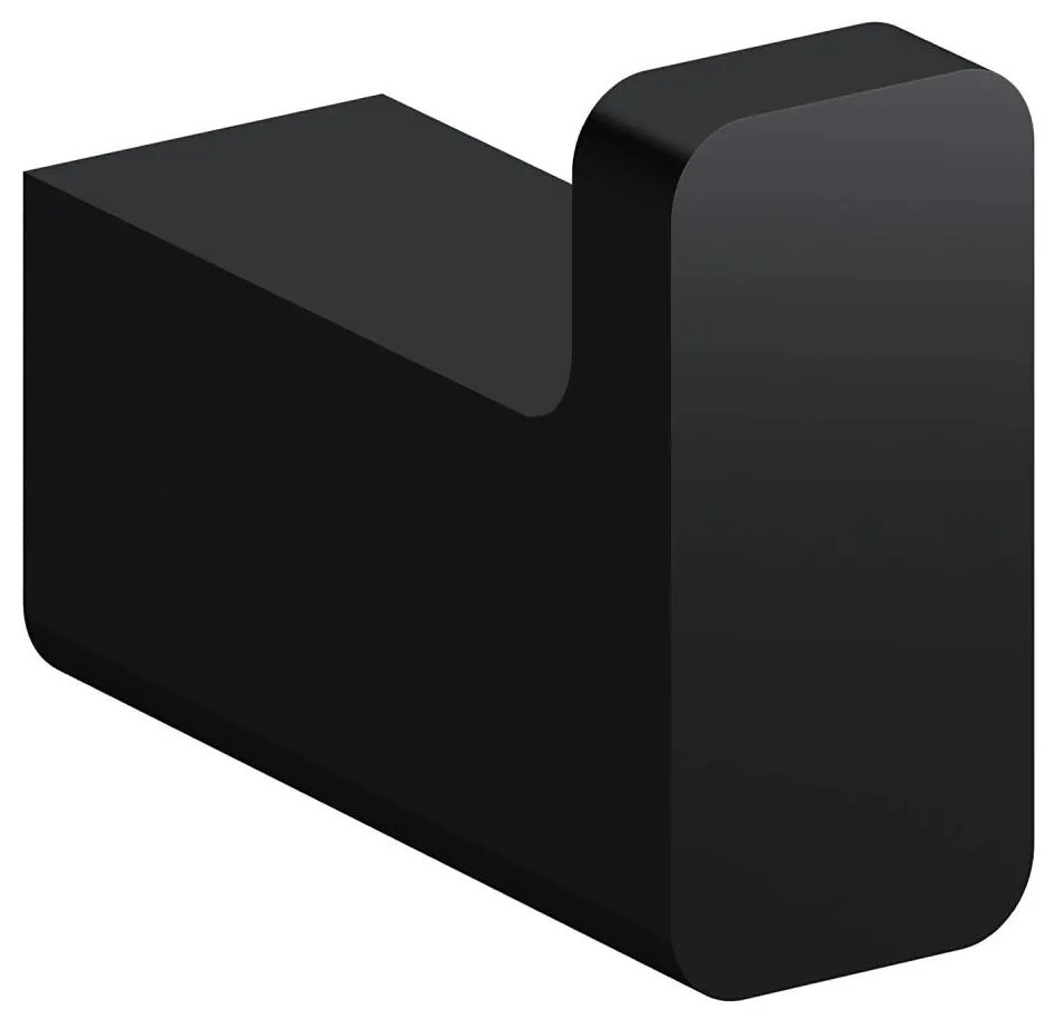 OMNIRES NL80110BL - Gancio a muro NELSON opaco nero