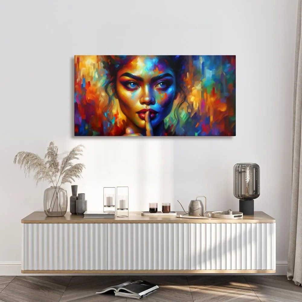 Quadro su tela – Donna misteriosa