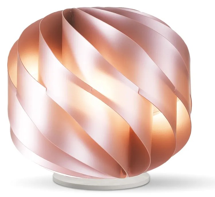 Lampada Da Scrivania Moderna Globe Polilux ® Pink Metal 1 Luce E14